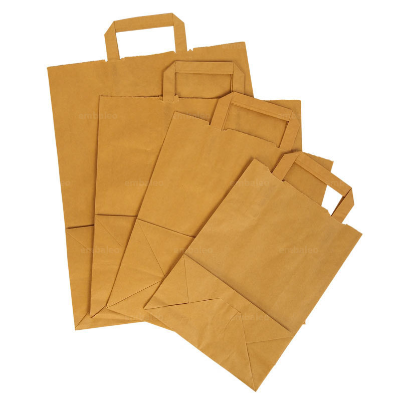 15 * 7,8 * 21 cm utilizzando carta kraft per la protezione dellambiente e più durevole 20 pezzi di sacchetti di carta kraft con manici 