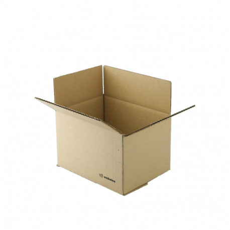 Carton simple cannelure 22x16x13 cm